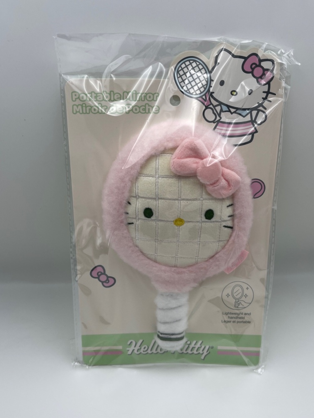 NEW Hello Kitty x MINISO limited edition portable mirror white pink super cute
